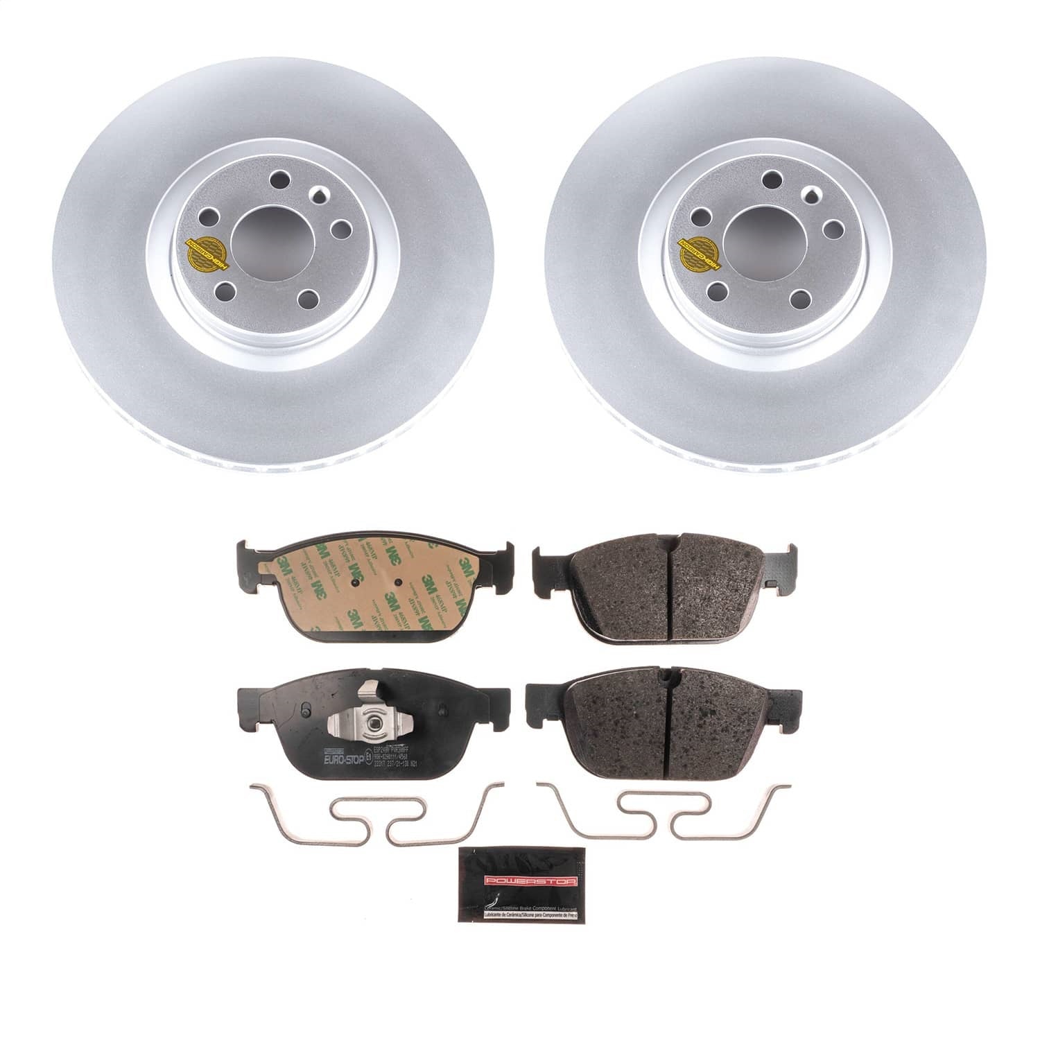 PowerStop Front Eurostop Brake Kit | Volvo S60 (19-22) (ESK7703)