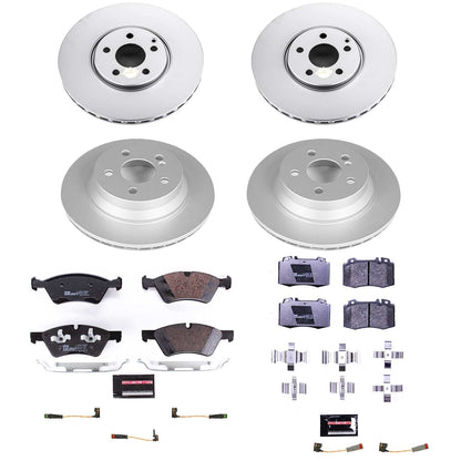 PowerStop Front & Rear Euro-Stop Brake Kit | Mercedes-Benz E500 (06) (ESK7762)