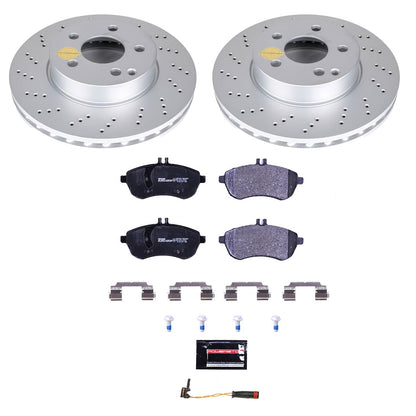 PowerStop Front Euro-Stop Brake Kit | Mercedes-Benz C250 (15) (ESK7766)