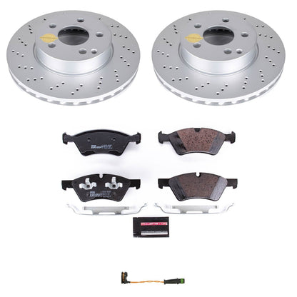 PowerStop Euro-Stop Front Brake Kit | Mercedes-Benz E550 (07-09) (ESK7767)