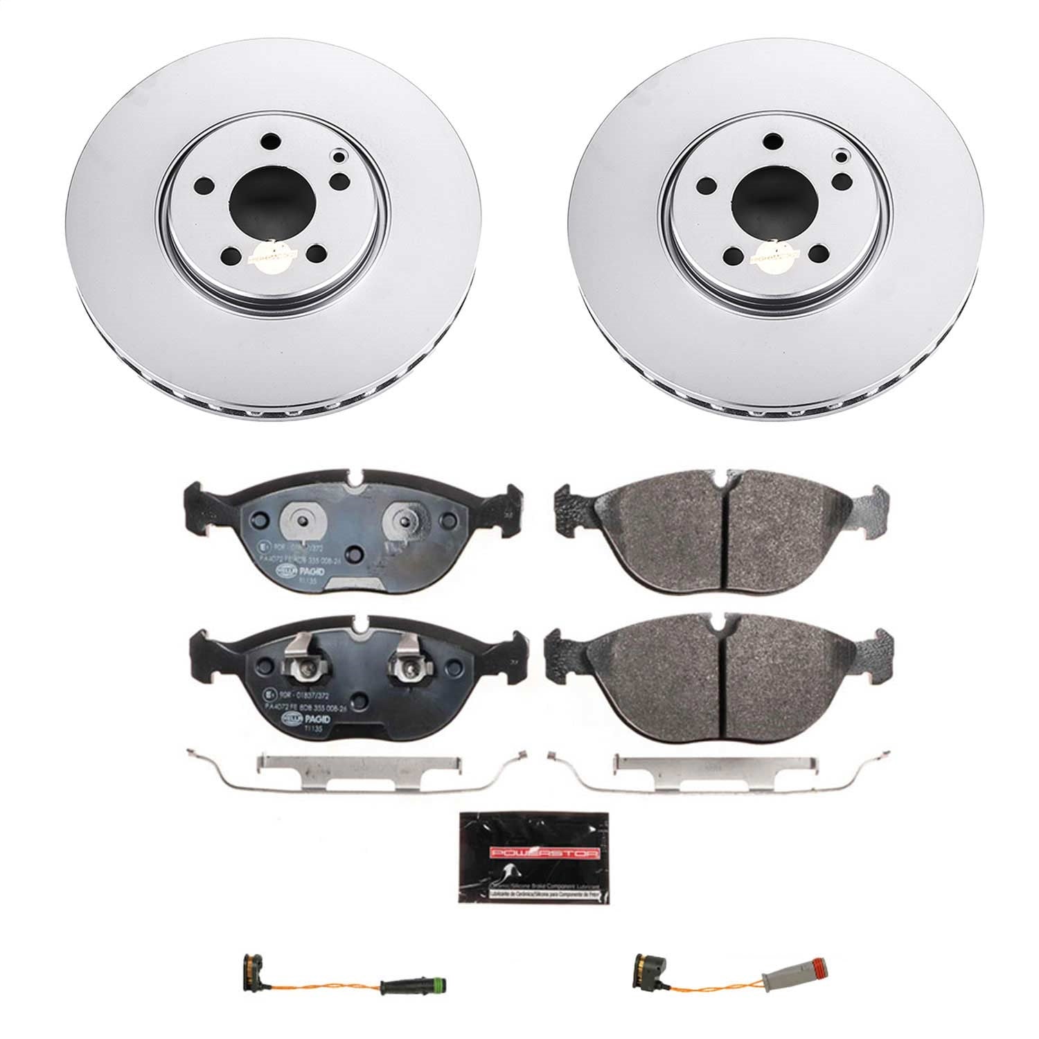 PowerStop Front Euro-Stop Brake Kit | Mercedes-Benz E500 (04-05) (ESK7769)