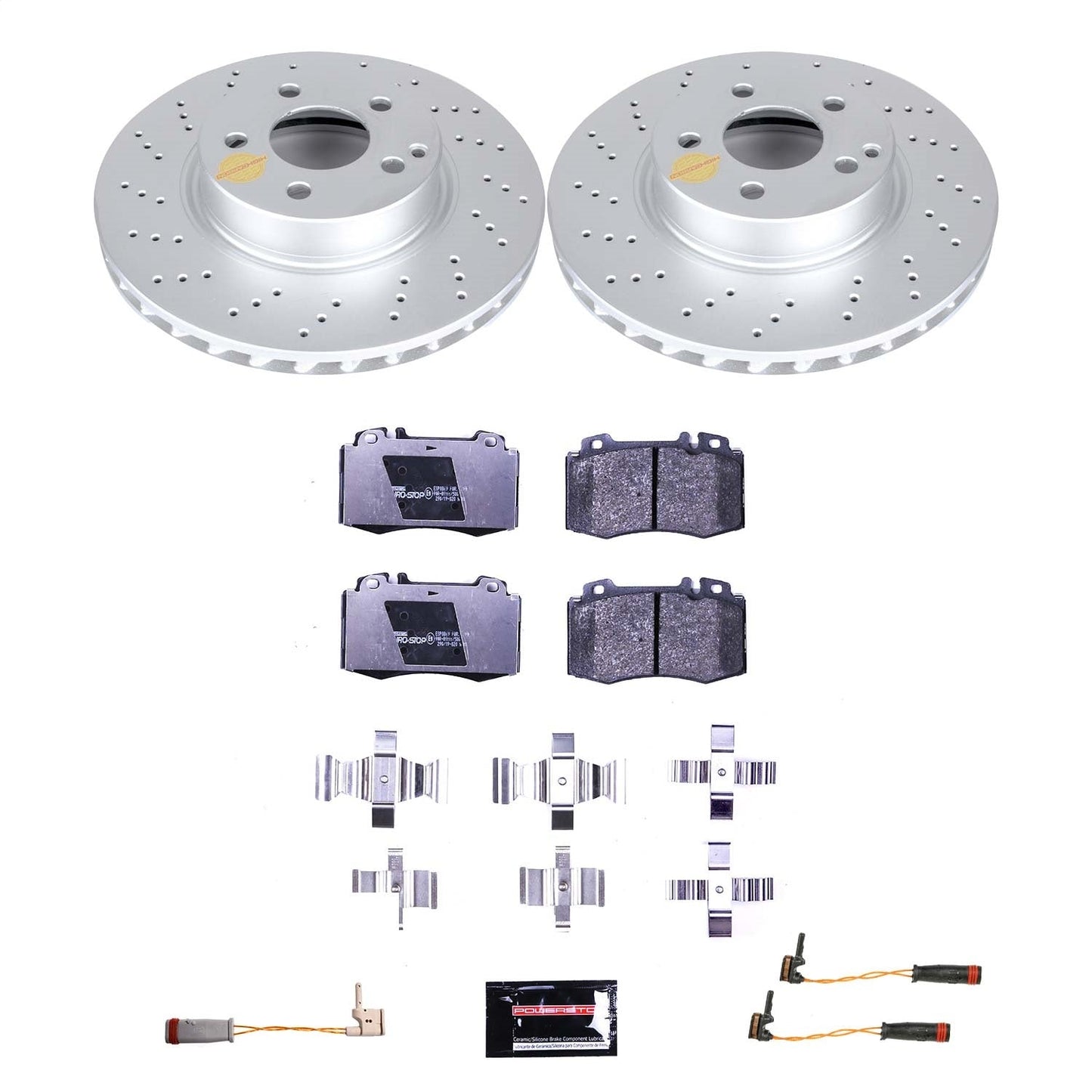 PowerStop Front Euro-Stop Brake Kit | Mercedes-Benz E500 (04-06) (ESK7770)
