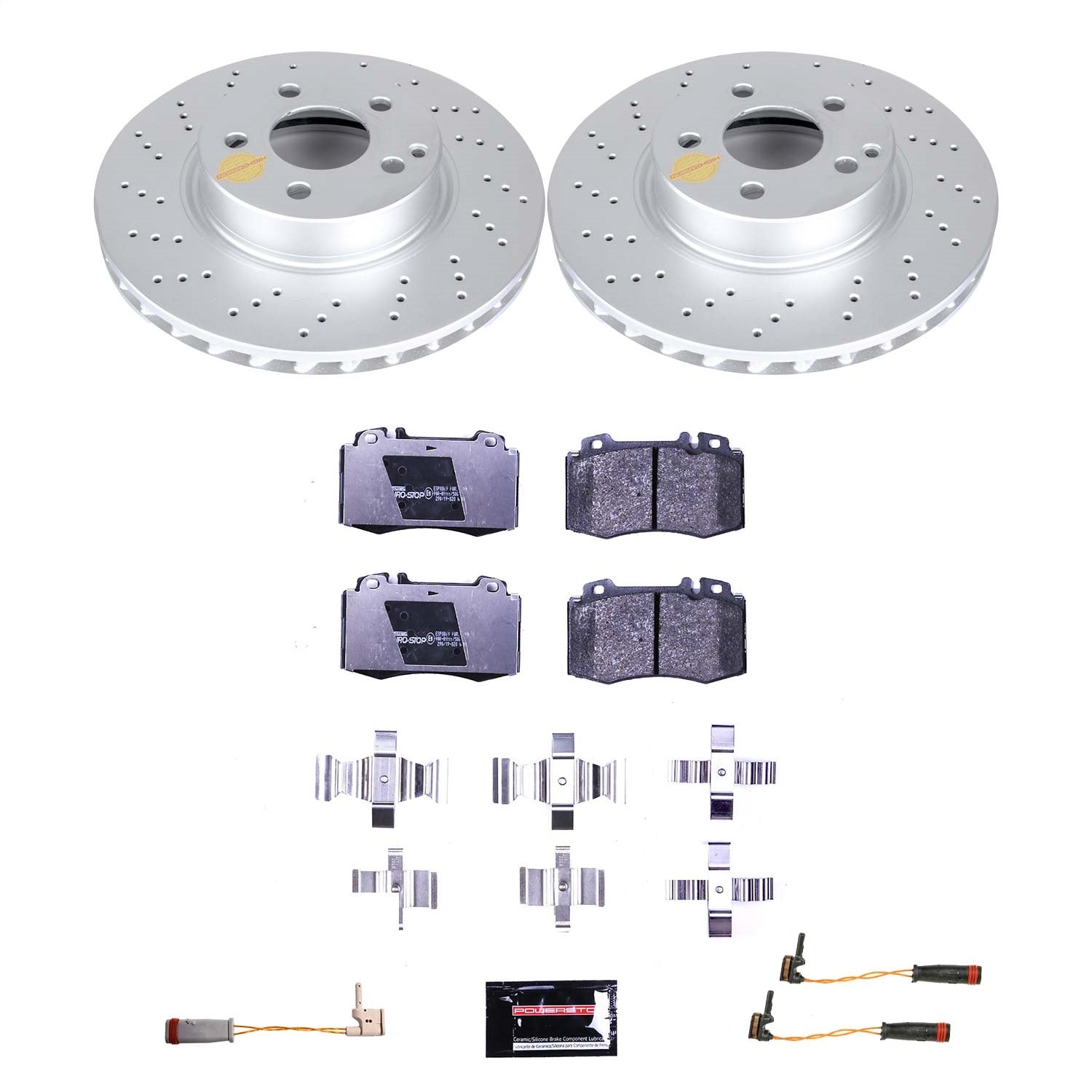PowerStop Front Euro-Stop Brake Kit | Mercedes-Benz E500 (04-06) (ESK7770)