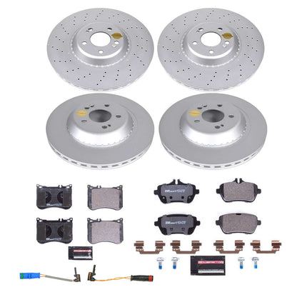 PowerStop Front & Rear Eurostop Brake Kit | Mercedes-Benz Maybach S550 (17) (ESK7853)