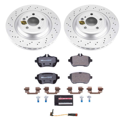 PowerStop Rear Euro-Stop Brake Kit | Mercedes-Benz SL400 (15-16) (ESK7859)