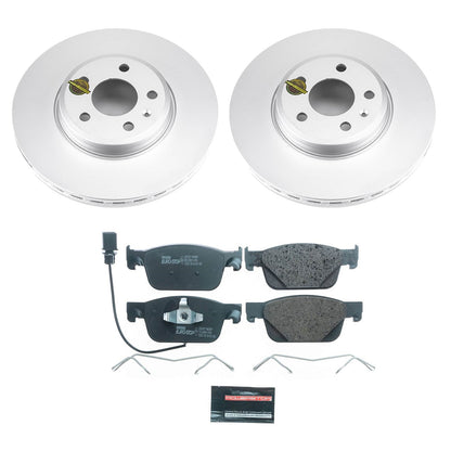 PowerStop Front Euro-Stop Brake Kit | Audi A4 (17-19) (ESK7860)