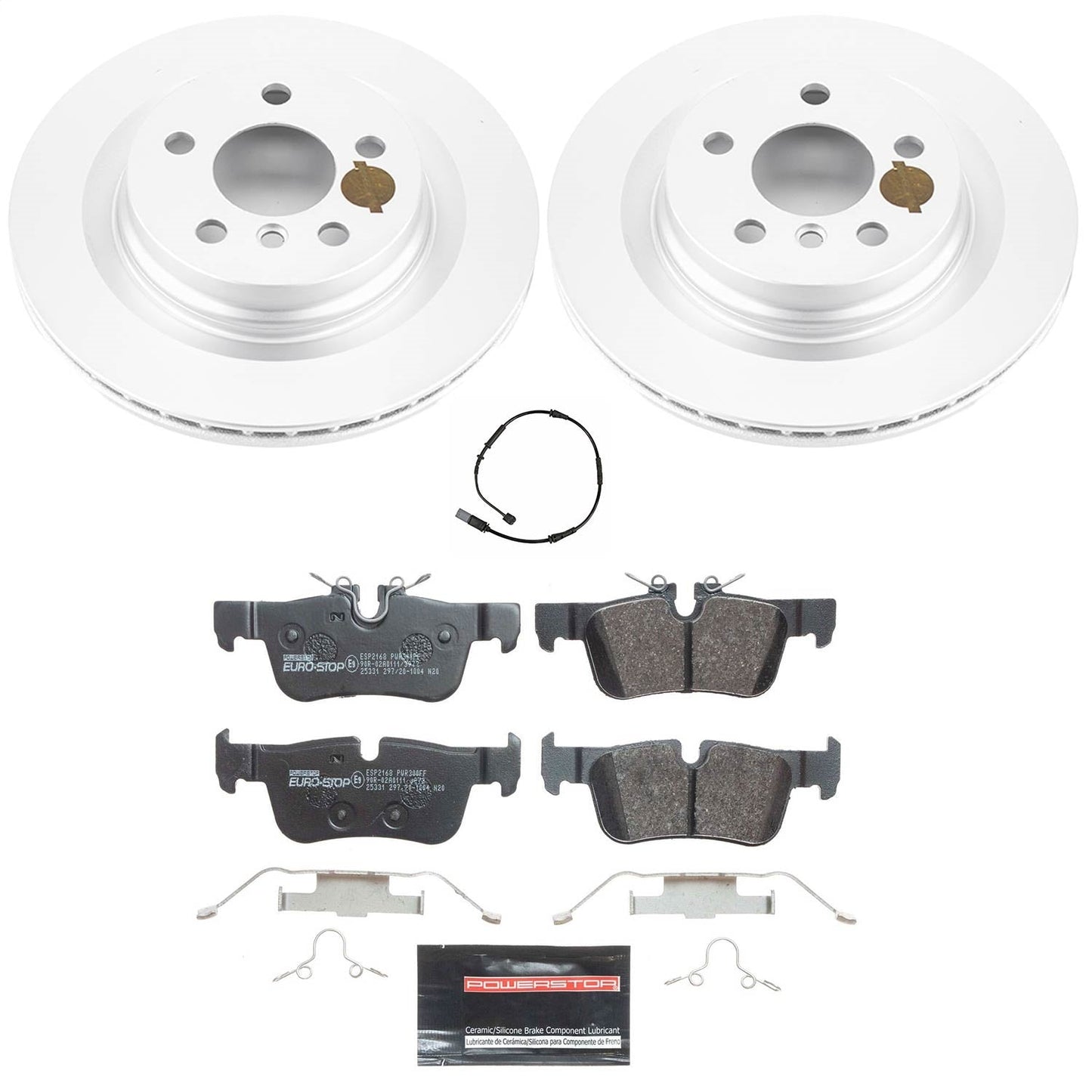 PowerStop Rear Euro-Stop Brake Kit | BMW X1 (16-20) (ESK7899)