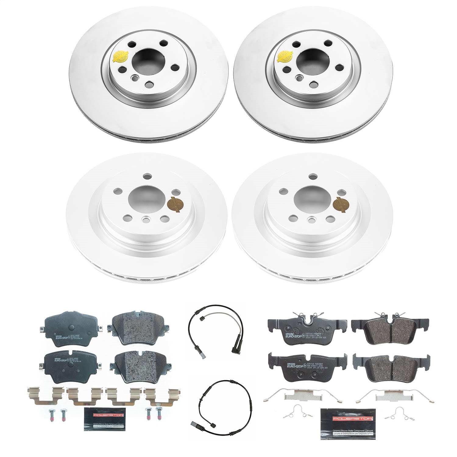 PowerStop Front & Rear Euro-Stop Brake Kit | BMW X1 (16-20) (ESK7916)