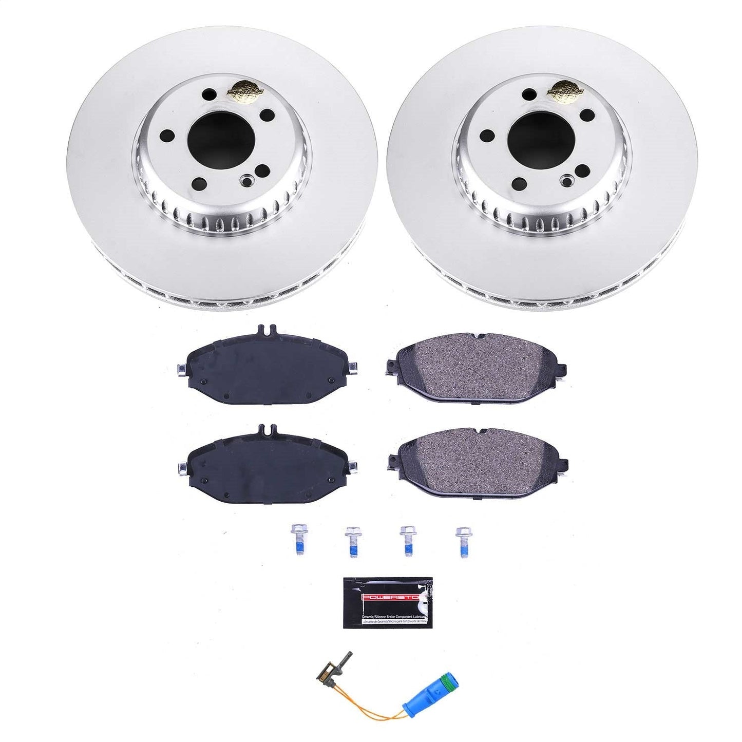 PowerStop Front Euro-Stop Brake Kit | Mercedes-Benz C300 (17-18) (ESK7963)