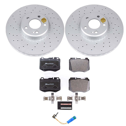 PowerStop Front Euro-Stop Brake Kit | Mercedes-Benz C350e (18) (ESK7969)