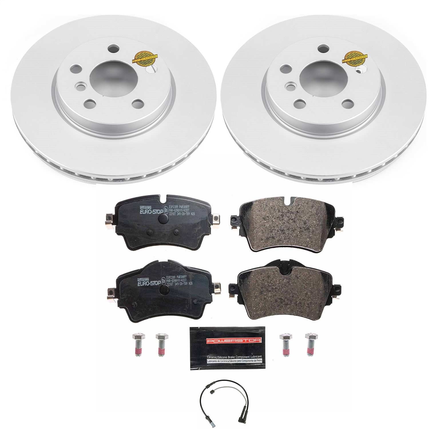 PowerStop Euro-Stop Front Brake Kit | Mini Cooper Clubman (16-19) (ESK7979)