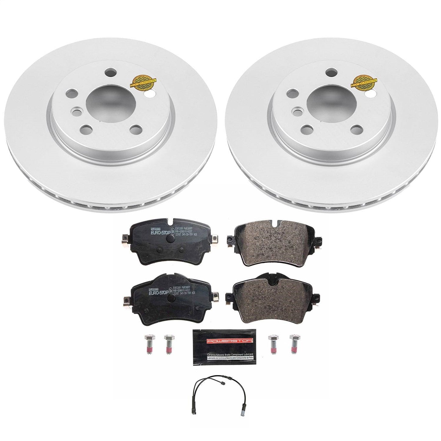 PowerStop Front Euro-Stop Brake Kit | Mini Cooper (14-19) (ESK7980)