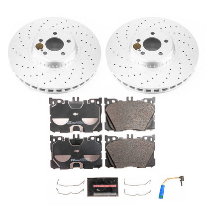 PowerStop Front Euro-Stop Brake Kit | Mercedes-Benz C43 AMG (18-20) (ESK7986)
