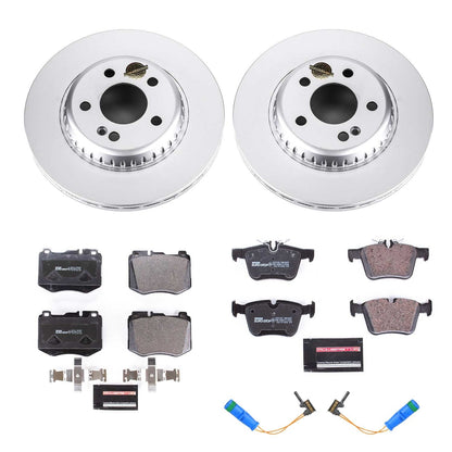 PowerStop Front & Rear Euro-Stop Brake Kit | Mercedes-Benz C350e (18) (ESK8050)