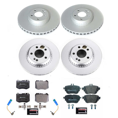 PowerStop Front & Rear Eurostop Brake Kit | Mercedes-Benz E300 (17) (ESK8072)