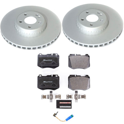PowerStop Front Euro-Stop Brake Kit | Mercedes-Benz E300 (17) (ESK8073)