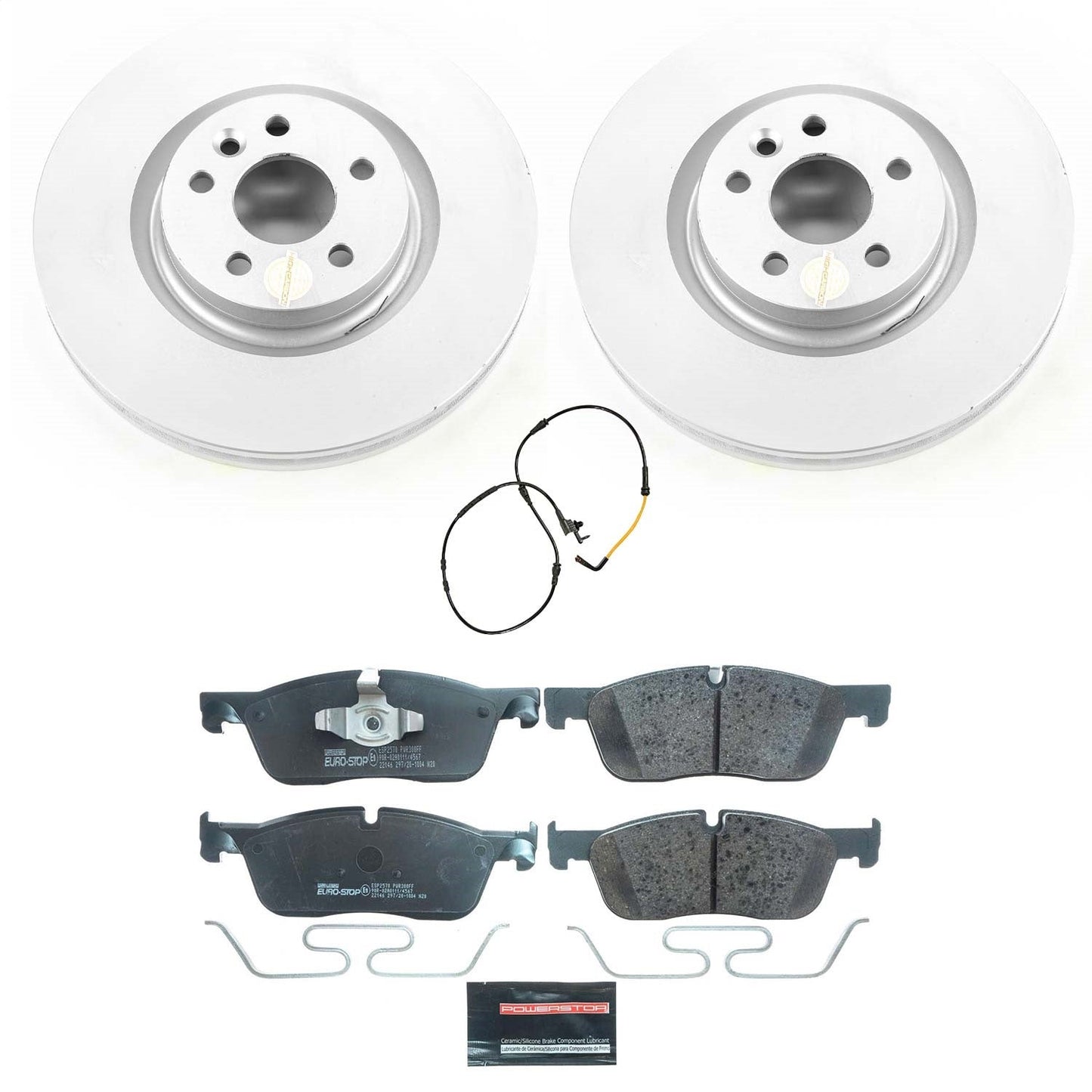 PowerStop Front Euro-Stop Brake Kit | Jaguar E-Pace (18-19) (ESK8107)