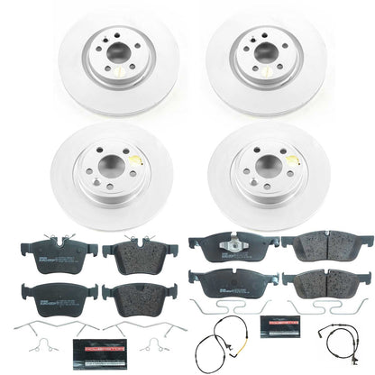 PowerStop Front & Rear Euro-Stop Brake Kit | Jaguar E-Pace (18-19) (ESK8108)