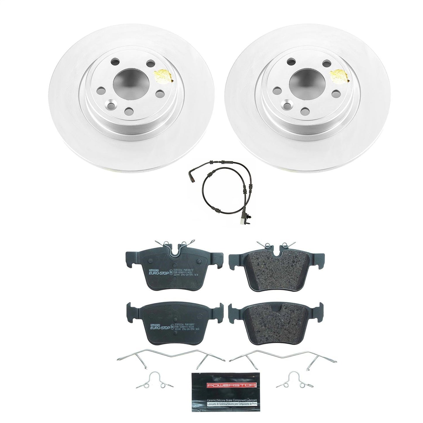 PowerStop Rear Euro-Stop Brake Kit | Jaguar E-Pace (18-19) (ESK8109)