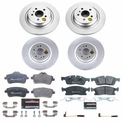 PowerStop Front & Rear Euro-Stop Brake Kit | Mercedes-Benz GLE350 (18) (ESK8115)