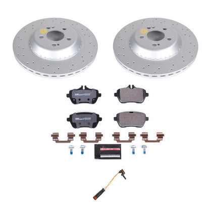 PowerStop Rear Euro-Stop Brake Kit | Mercedes-Benz S450 (18) (ESK8194)
