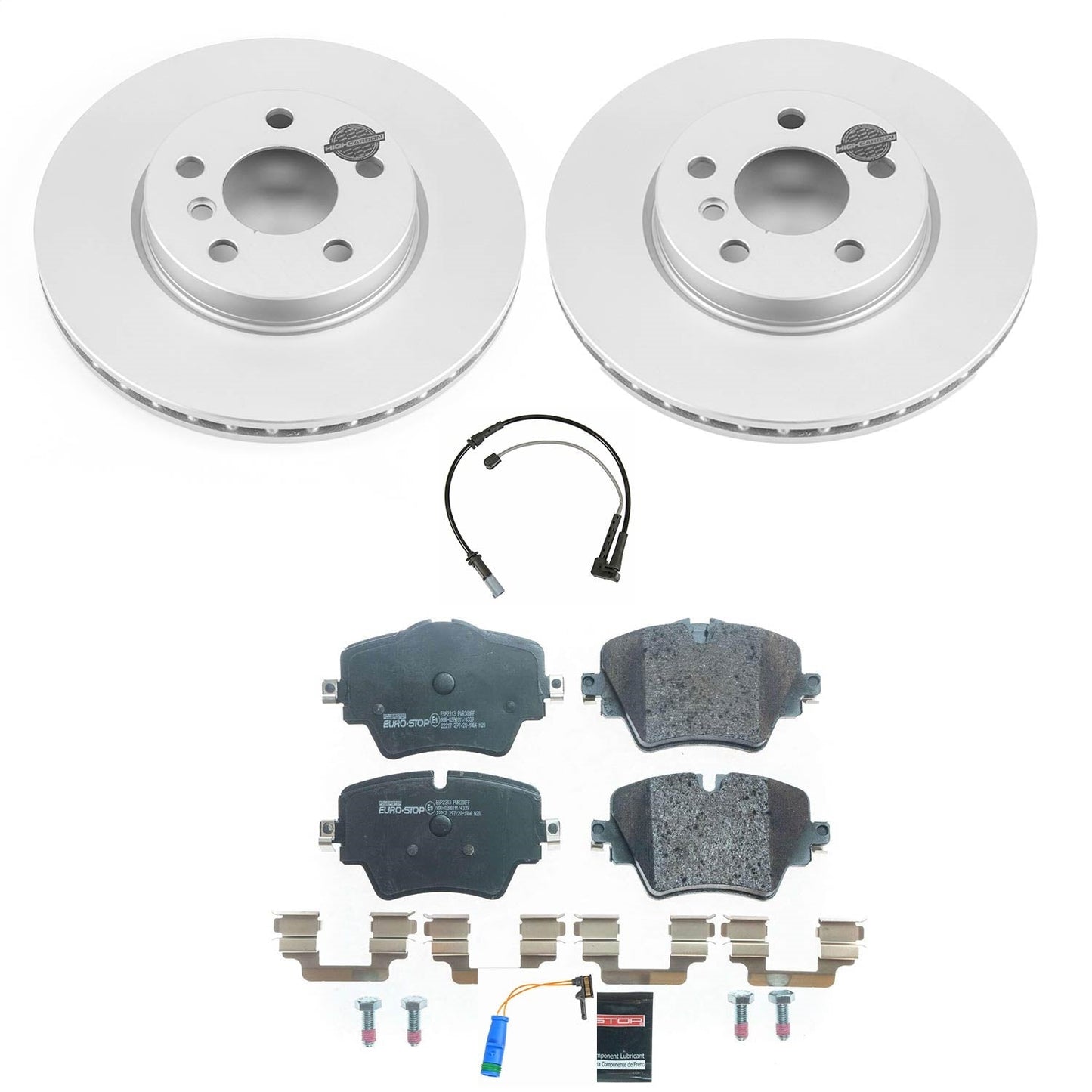 PowerStop Euro-Stop Front Brake Kit | Mini Cooper Clubman (19) (ESK8323)
