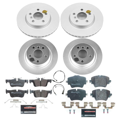 PowerStop Front & Rear Euro-Stop Brake Kit | Mini Cooper Clubman (19) (ESK8355)