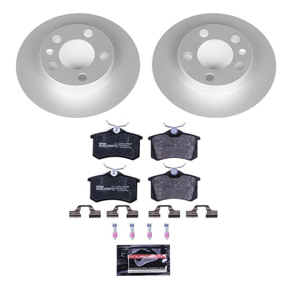 PowerStop Rear Euro-Stop Brake Kit | Audi TT (99-06) (ESK848)