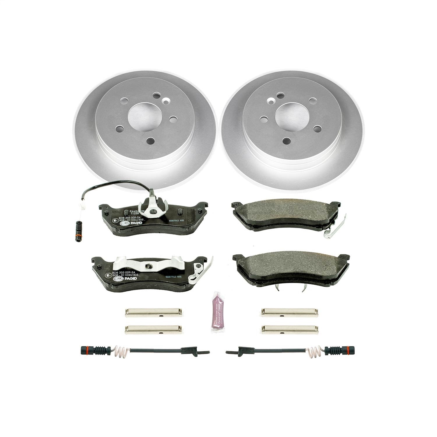 PowerStop Rear Euro-Stop Brake Kit | Mercedes-Benz ML320 (98-03) (ESK866)