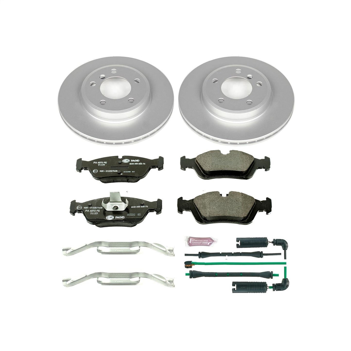 PowerStop Euro-Stop Front Brake Kit | BMW 325xi (01-05) (ESK868)