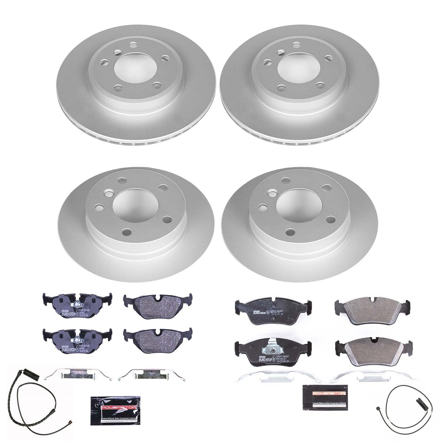 PowerStop Front & Rear Euro-Stop Brake Kit | BMW Z3 (01-02) (ESK870)