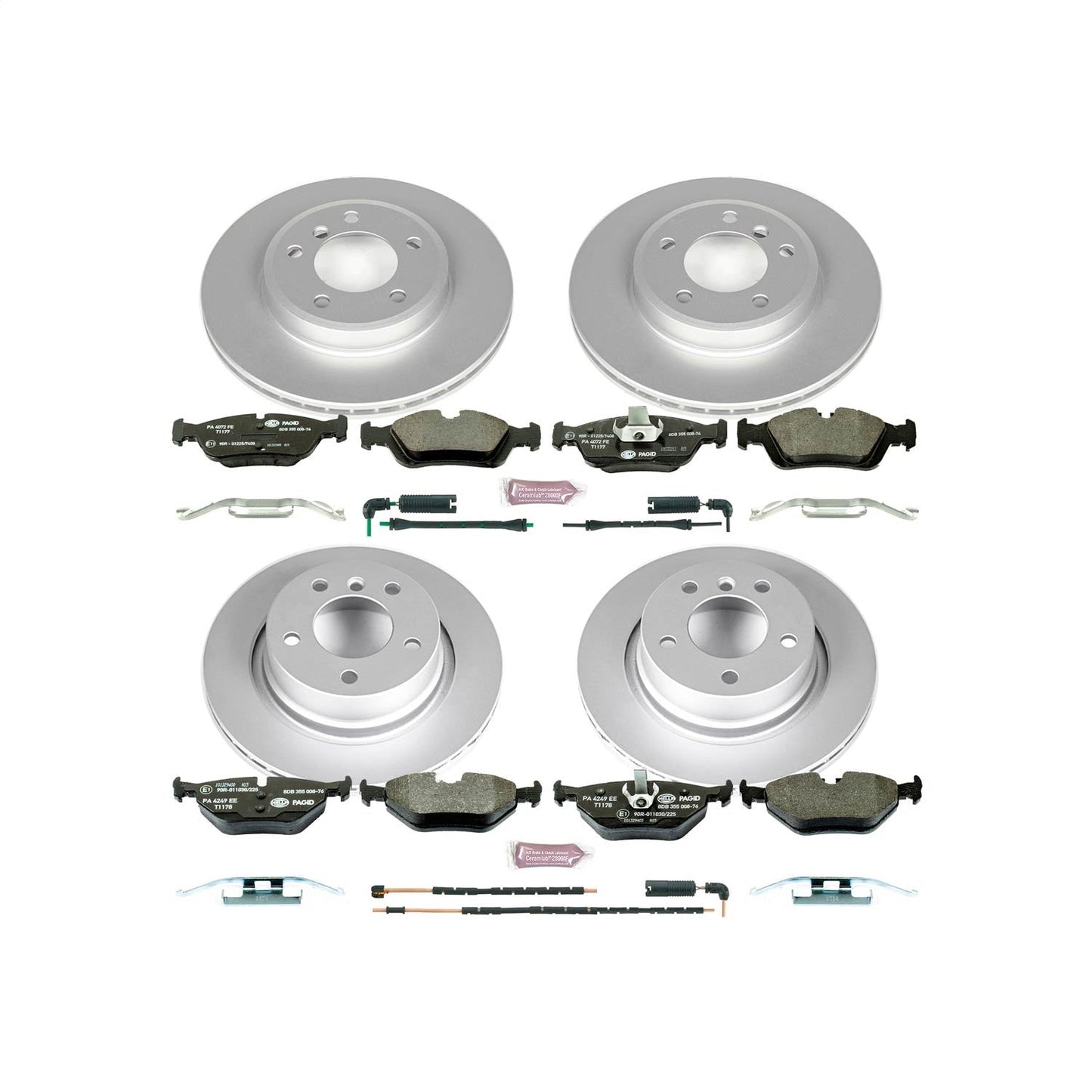 PowerStop Front & Rear Euro-Stop Brake Kit | BMW Z4 (03-08) (ESK873)