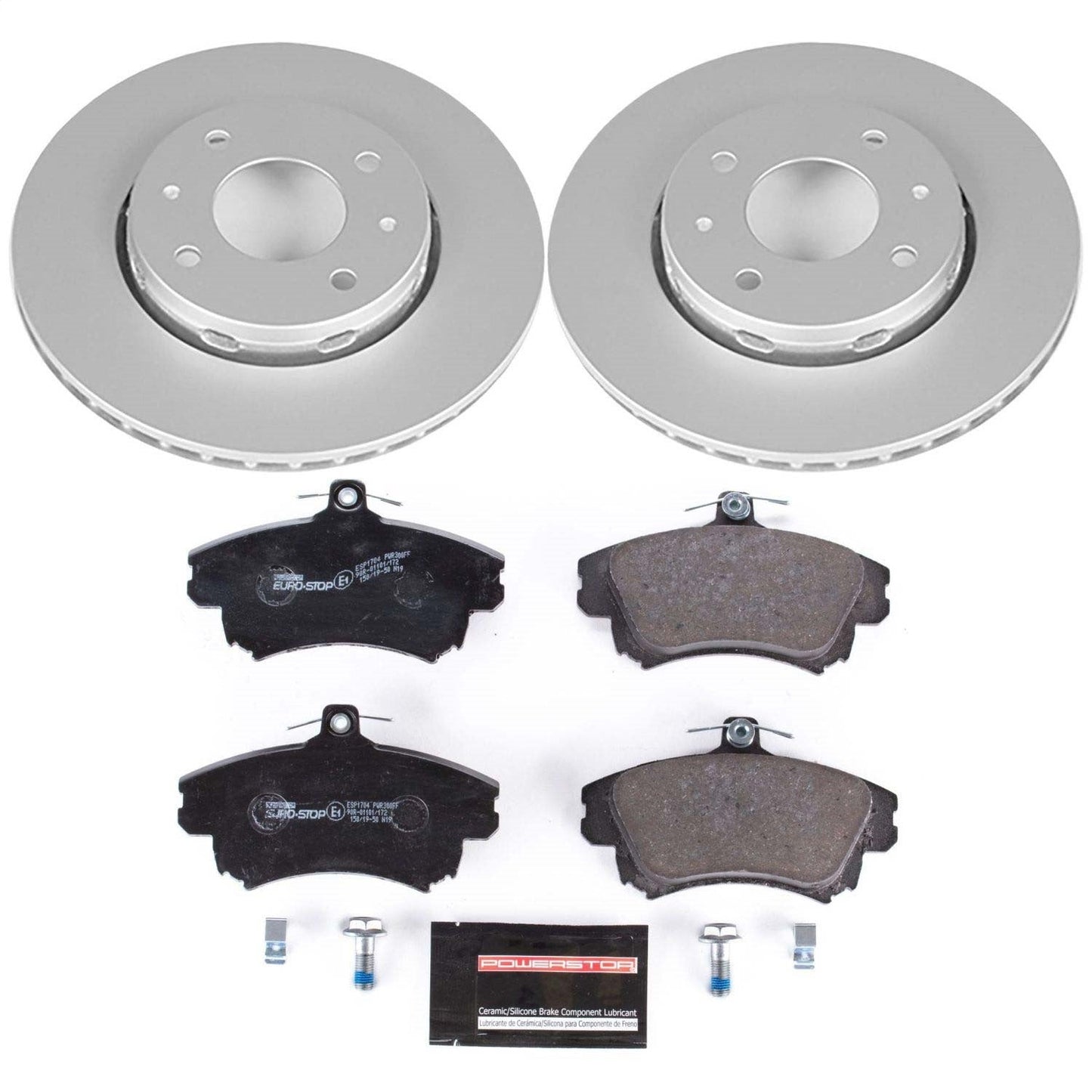 PowerStop Front Euro-Stop Brake Kit | Volvo S40 (00-04) (ESK911)