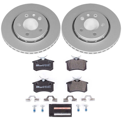 PowerStop Rear Euro-Stop Brake Kit | Audi TT Quattro (00-06) (ESK920)