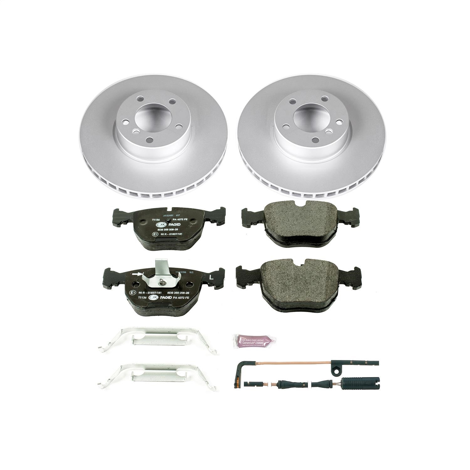 PowerStop Front Euro-Stop Brake Kit | BMW 530i (01-03) (ESK944)