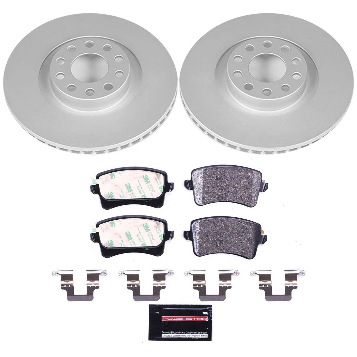 PowerStop Euro-Stop Front Brake Kit | Audi A6 Quattro (00-04) (ESK948)