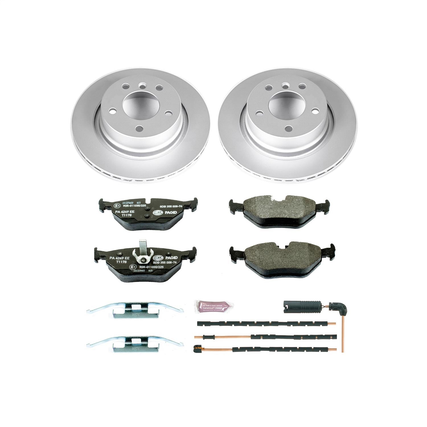 PowerStop Rear Euro-Stop Brake Kit | BMW Z4 (03-08) (ESK962)