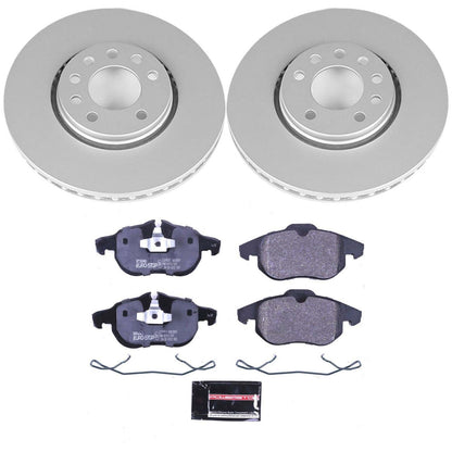 PowerStop Front Euro-Stop Brake Kit | Saab 9-3 (03-11) (ESK985)