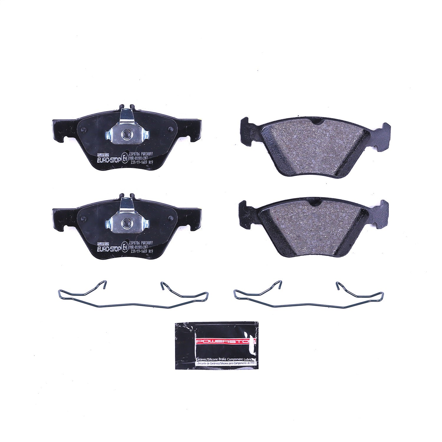 PowerStop ECE-R90 Front Brake Pads | Mercedes-Benz SLK320 (01-04) (ESP0786)