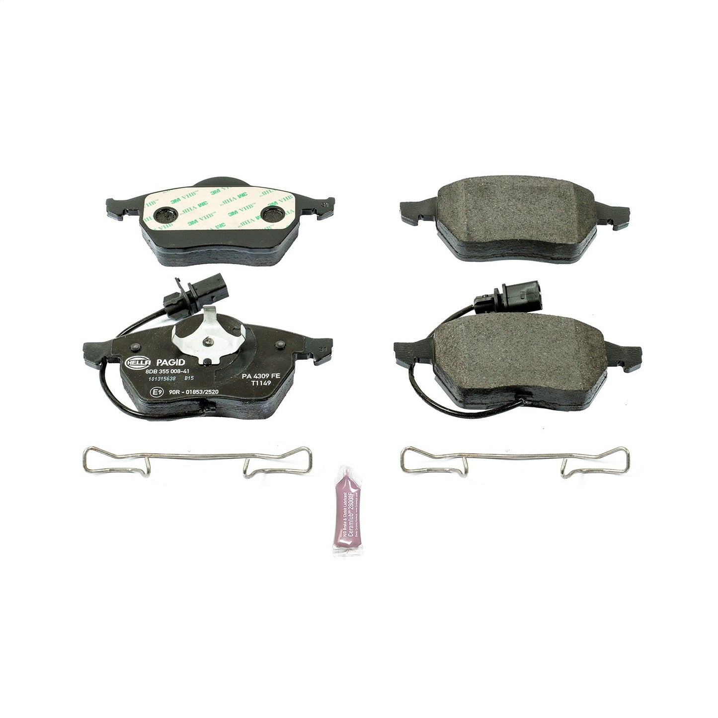 PowerStop Euro-Stop ECE-R90 Front Brake Pads | Volkswagen Passat (98-05) (ESP0841)