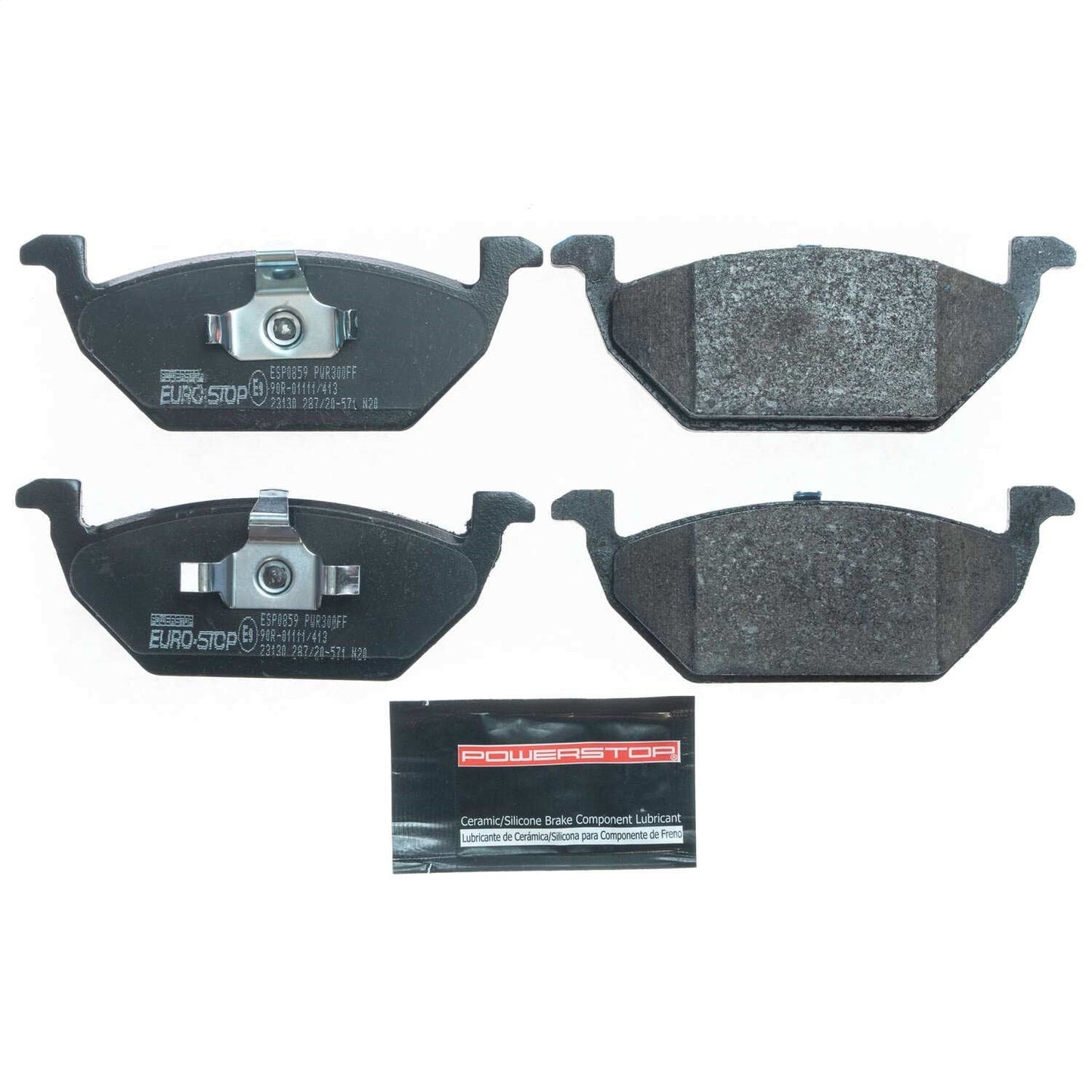 PowerStop Euro-Stop ECE-R90 Front Brake Pads | Volkswagen Jetta (11-15) (ESP0859)