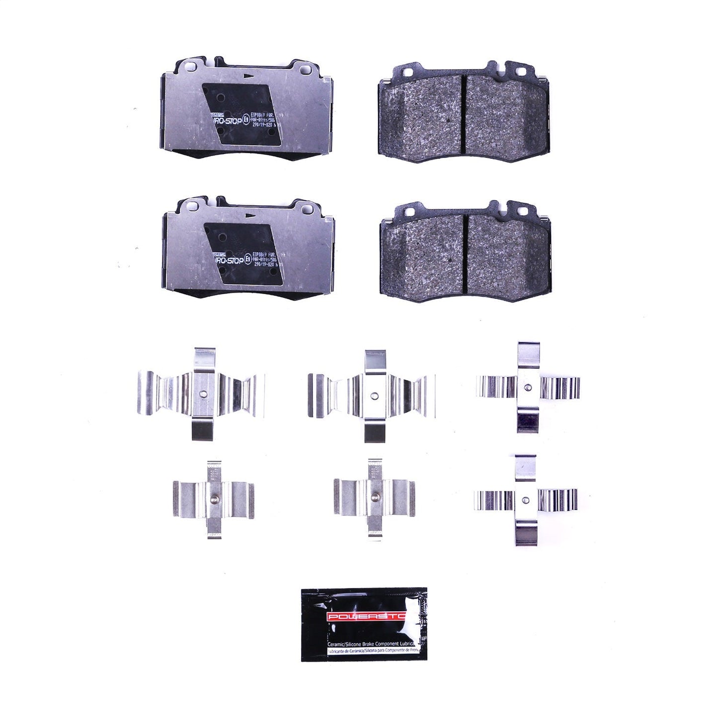 PowerStop Euro-Stop ECE-R90 Front Brake Pads | Mercedes-Benz SLK55 AMG (07-11) (ESP0869)