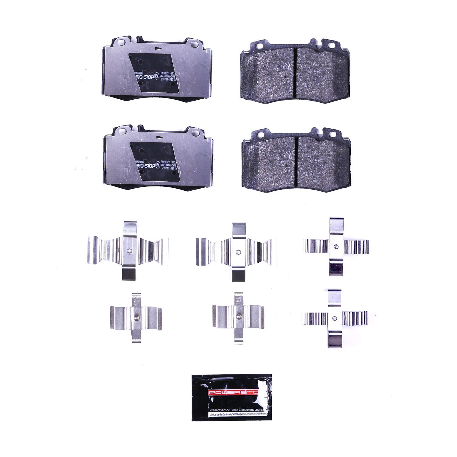 PowerStop Euro-Stop ECE-R90 Front Brake Pads | Mercedes-Benz SLK55 AMG (07-11) (ESP0869)