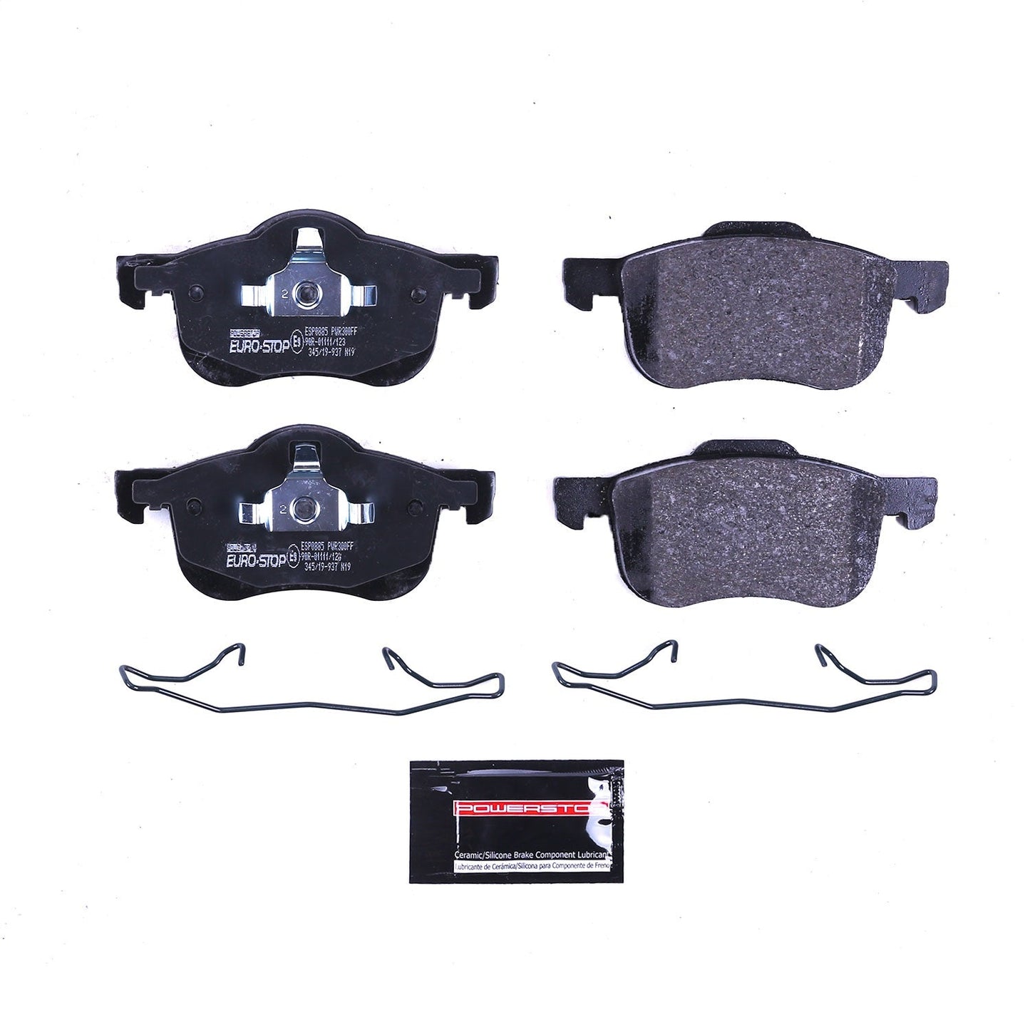 PowerStop Euro-Stop ECE-R90 Front Brake Pads | Volvo XC70 (03-07) (ESP0885)