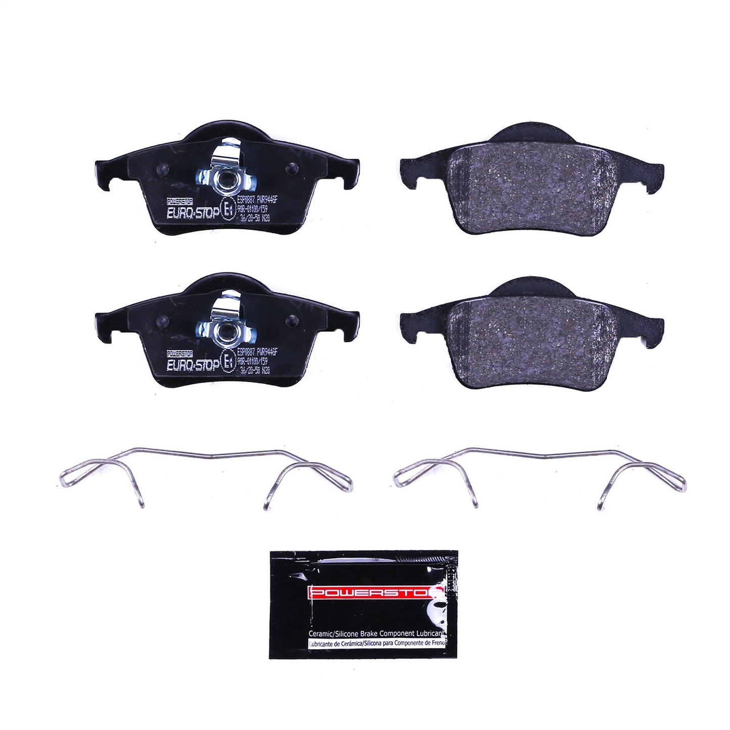 PowerStop Euro-Stop ECE-R90 Rear Brake Pads | Volvo XC70 (03-07) (ESP0887)