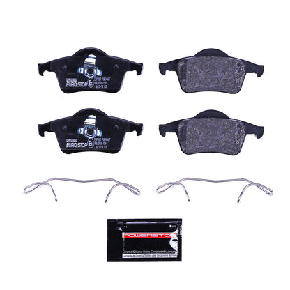 PowerStop Euro-Stop ECE-R90 Rear Brake Pads | Volvo XC70 (03-07) (ESP0887)