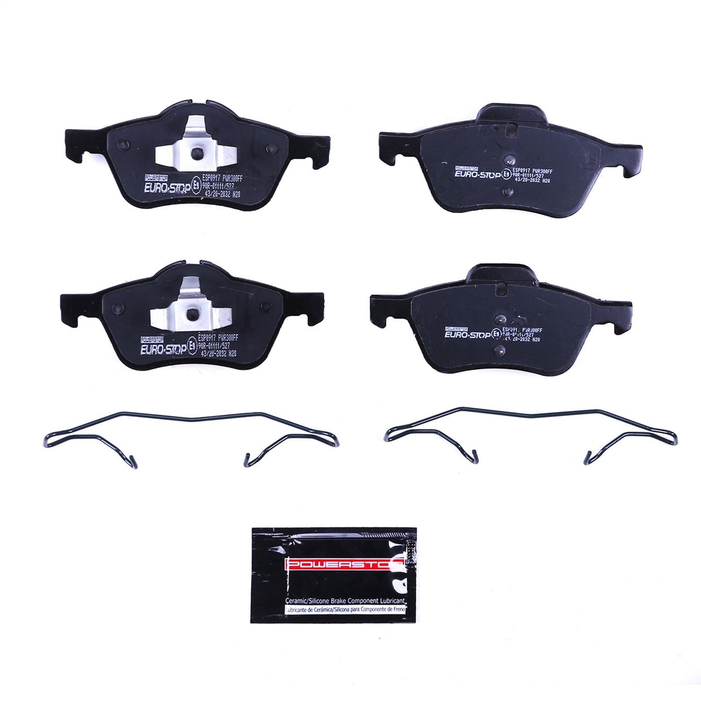 PowerStop Euro-Stop ECE-R90 Front Brake Pads | Mini Cooper (02-08) (ESP0917)