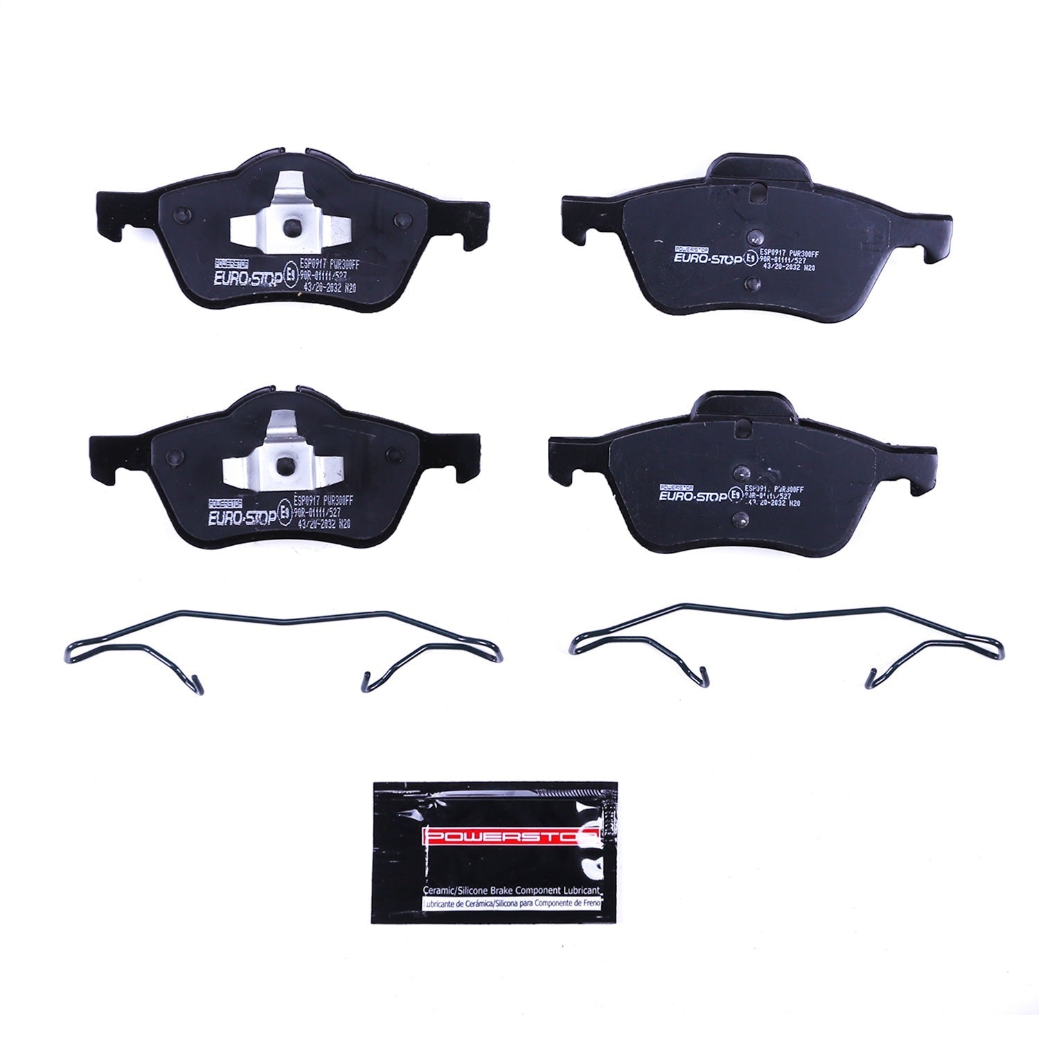 PowerStop Euro-Stop ECE-R90 Front Brake Pads | Mini Cooper (02-08) (ESP0917)
