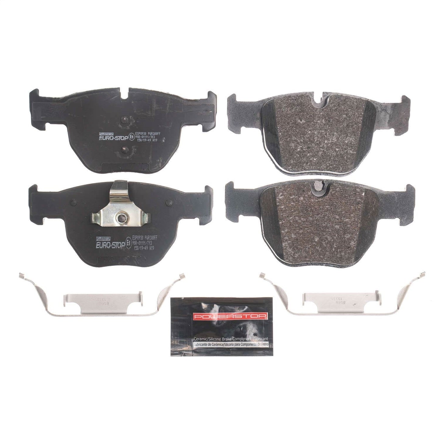 PowerStop Euro-Stop ECE-R90 Front Brake Pads | Land Rover Range Rover (03-05) (ESP0930)