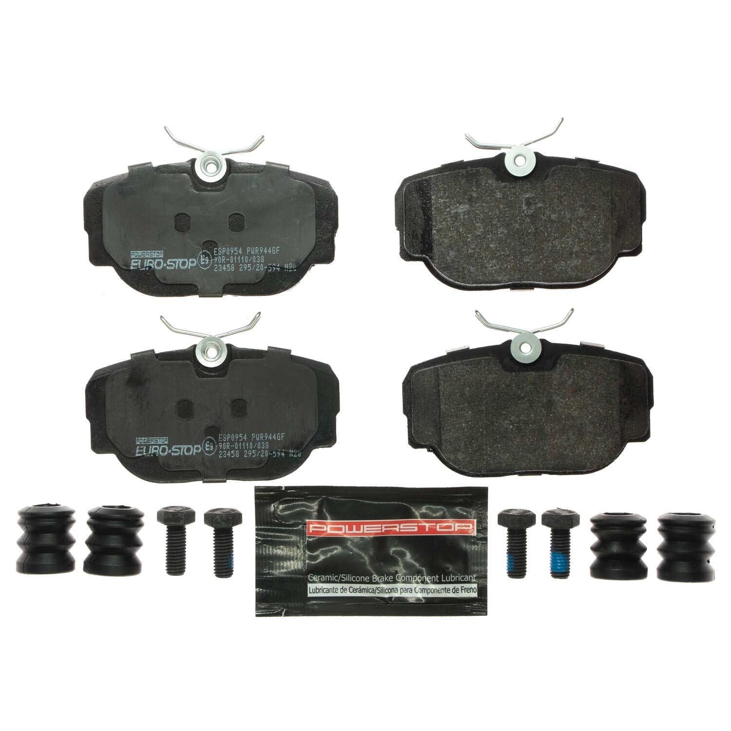 PowerStop Euro-Stop ECE-R90 Front or Rear Brake Pads | Land Rover Discovery (99-04) (ESP0954)